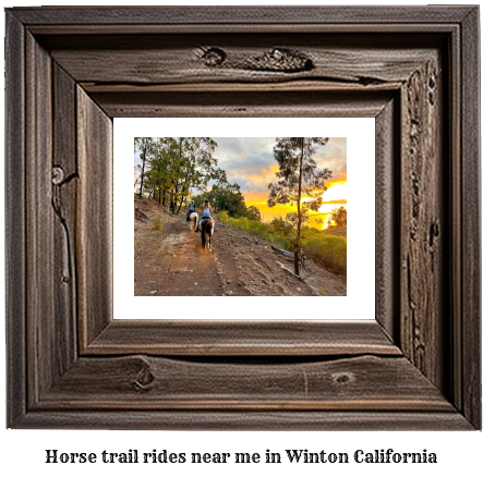 horse trail rides near me in Winton, California